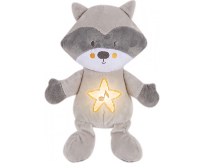 Φωτεινός Αγκαλίτσας Raccoon 856-186 Bebe Stars ΠΑΙΧΝΙΔΙΑ