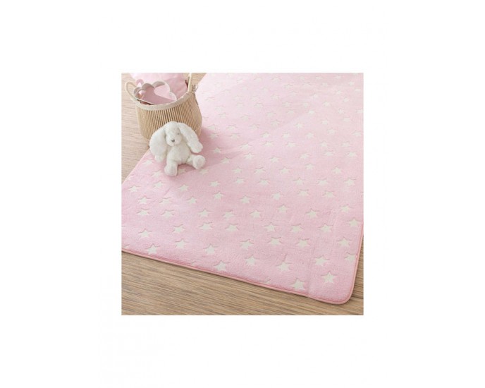 Παιδικό Χαλί 115x180cm Starlight Pink Borea ΠΑΙΔΙΚΑ ΧΑΛΙΑ