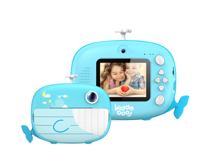 Kiddoboo FotoFun 2 Whale Compact Φωτογραφική Μηχανή Μπλε ΚΑΜΕΡΕΣ