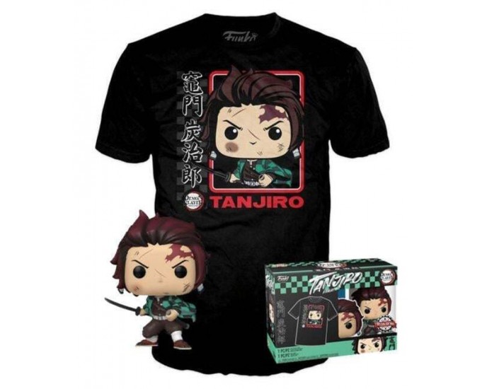 Funko Boxed Tee: Demon Sleyer - Tanjiro with Wisteria (S) ΜΠΛΟΥΖΕΣ