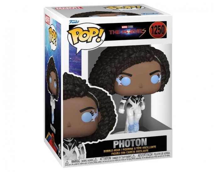 Funko Pop! The Marvels - Photon #1250 Bobble-Head Vinyl Figure