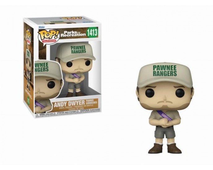 Funko Pop! Television: Parks and Recreation - Andy Dwyer Pawnee Goddesses #1413 Vinyl Figure 