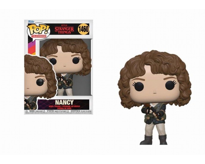 Funko Pop! Television: Stranger Things - Nancy (with Shotgun) #1460 Vinyl Figure 