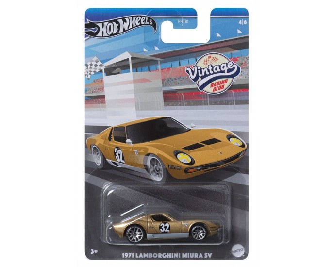 Mattel Hot Wheels Vintage - 1971 Lamborghini Miura SV (HRV03) HOT WHEELS