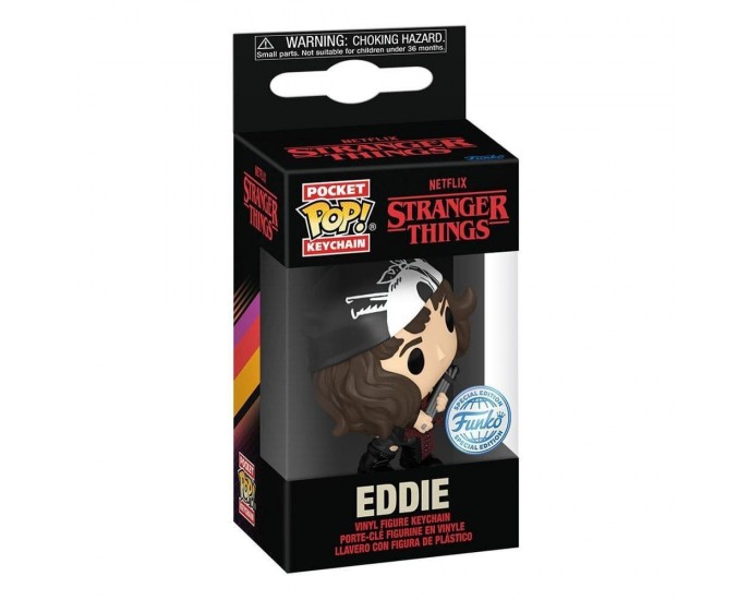 Funko Pocket Pop!: Netflix Stranger Things - Eddie Vinyl Figure Keychain 