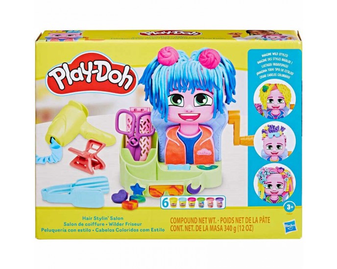 Hasbro Play-Doh: Hair Stylin Salon (F8807) PLAY DOH