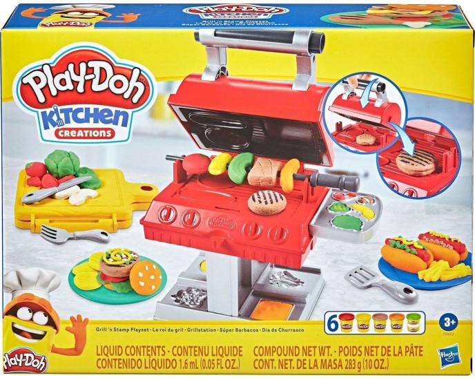 Hasbro Play-Doh: Grill n Stamp Playset (F0652) PLAY DOH