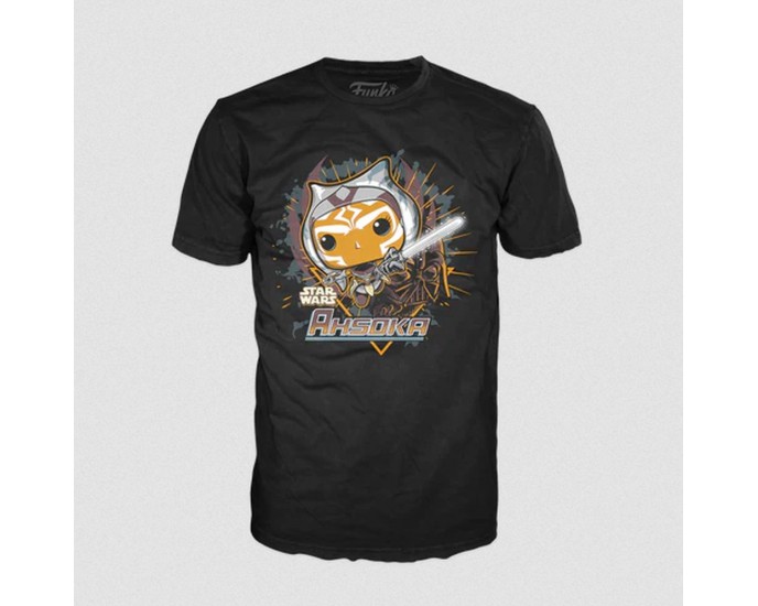 Funko Pop! Tee: The Book of Boba Fett - Ahsoka (M) 