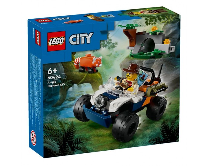 LEGO® City Exploration: Jungle Explorer ATV Red Panda Mission (60424) 