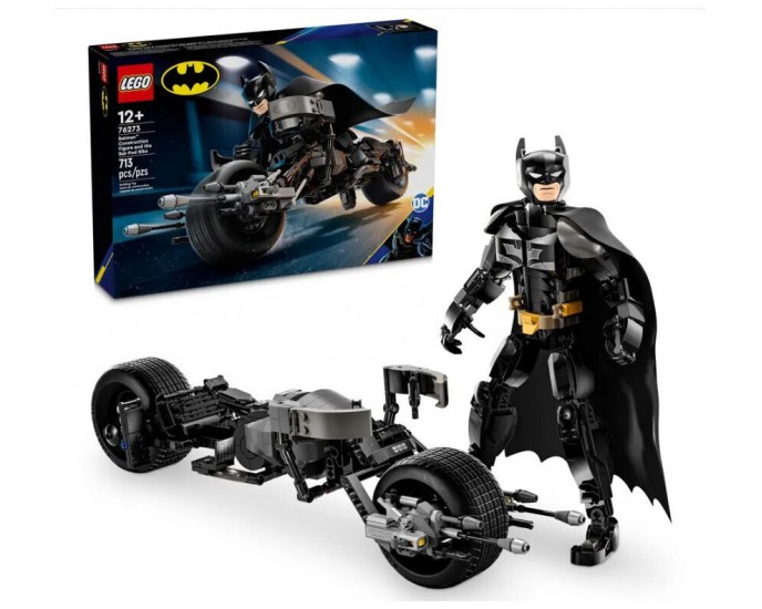 LEGO® DC Batman™: Batman Construction Figure  the Bat-Pod Bike (76273) 