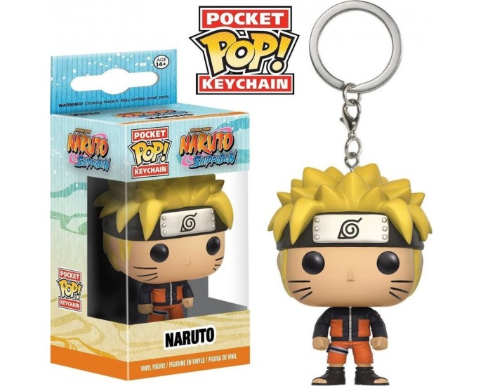 Funko Pocket Pop!: Naruto Shippuden - Naruto Vinyl Figure Keychain 