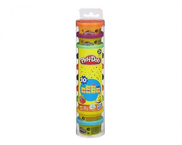 HASBRO PLAY-DOH PARTY PACK MINI TUBES (10pcs) (22037) PLAY DOH