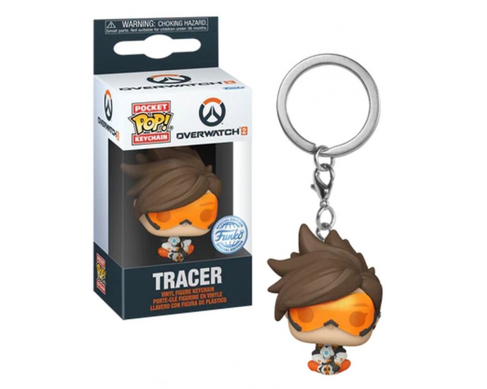 Funko Pocket Pop!: Overwatch 2 - Tracer Vinyl Figure Keychain 