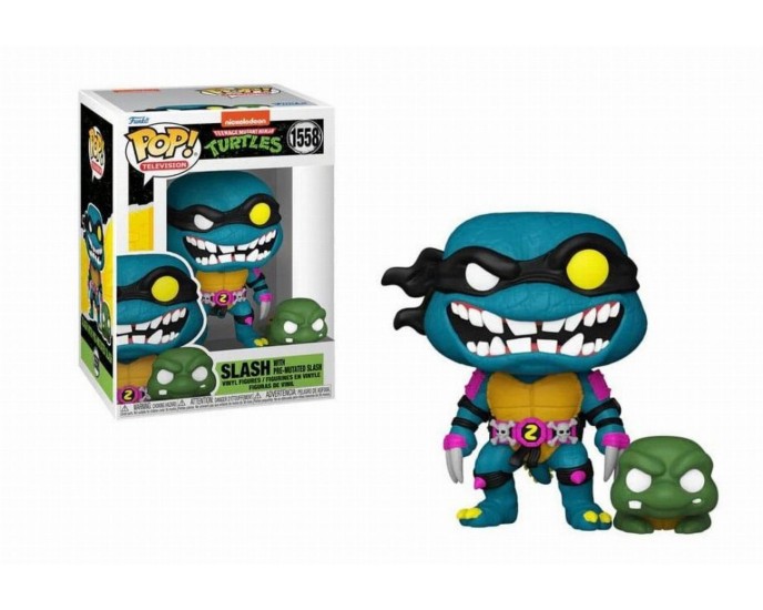 Funko Pop! Buddy: Teenage Mutant Ninja Turtles - Slash  Pre-mutated, Turtle Slash # Vinyl Figure 