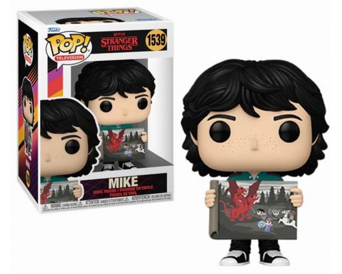 Funko Pop! Television: Stranger Things - Mike with Wills Painting # Vinyl Figure 