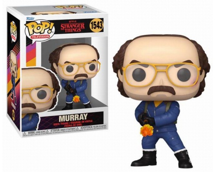 Funko Pop! Television: Stranger Things Season S3 - Murray Bauman # Vinyl Figure 