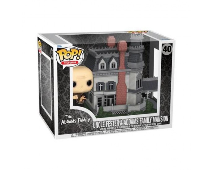 Funko Pop! Town: Addams Family Classic - Addams Home with Uncle Fester #40 Vinyl Figure 