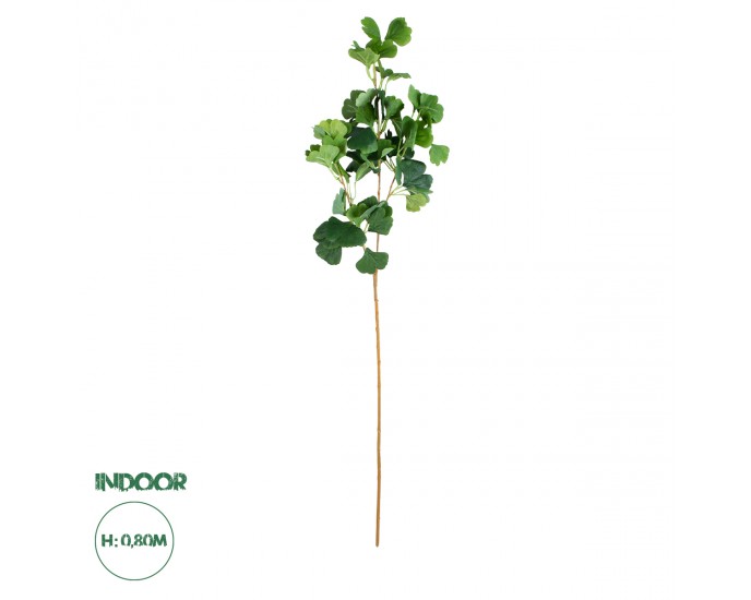 GloboStar® Artificial Garden GINKGO BRANCH 20259 Τεχνητό Διακοσμητικό Κλαδί Γκίγκο Π22 x Υ80cm 