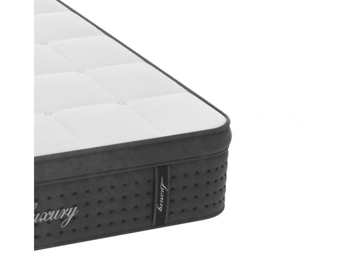 Στρώμα Luxury pakoworld pocket spring+gel memory foam+latex 34-36cm 150x200εκ 