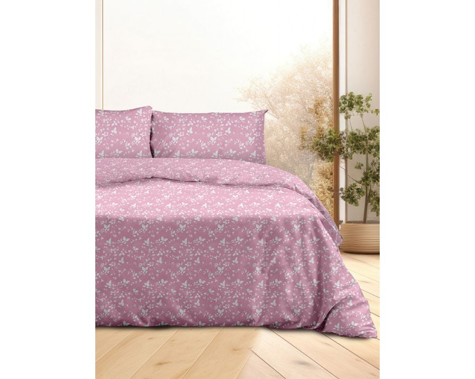 Σετ Σεντόνια Flannel 040 Pink ΣΕΤ ΣΕΝΤΟΝΙΑ