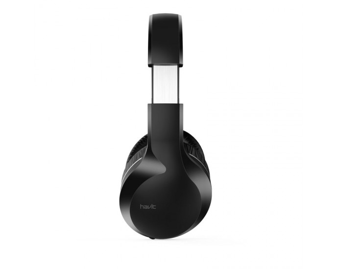 HAVIT HV-H100d Headphones ενσύρματα overhead με μικρόφωνο μαύρο