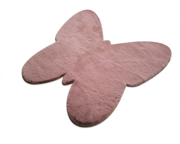 ΧΑΛΙ PUFFY JM7 DARK PINK BUTTERFLY ANTISLIP - 160X160Β  NewPlan