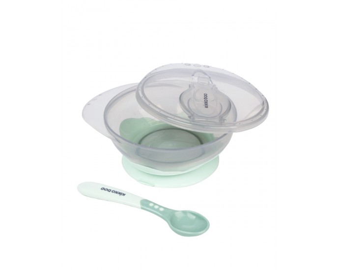 Suction bowl with spoon Mint