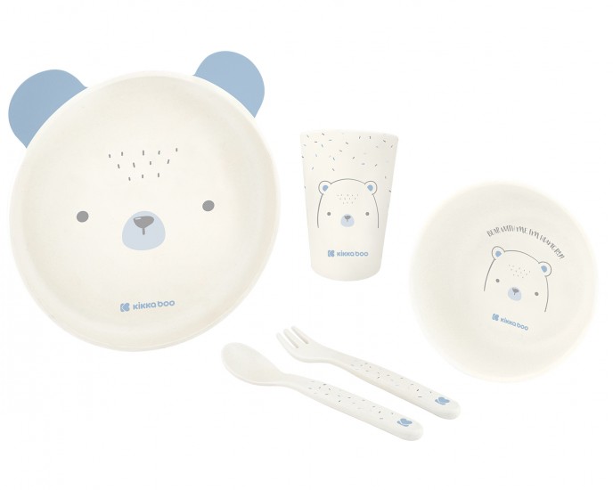 Tableware PP set Bear with me Blue