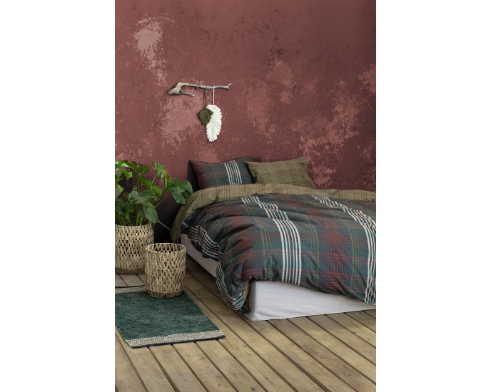 Σετ Σεντόνια Μονά (2x 170x255 & 52x72εκ.)- Ardor Wine Red Nima Home ΛΕΥΚΑ ΕΙΔΗ