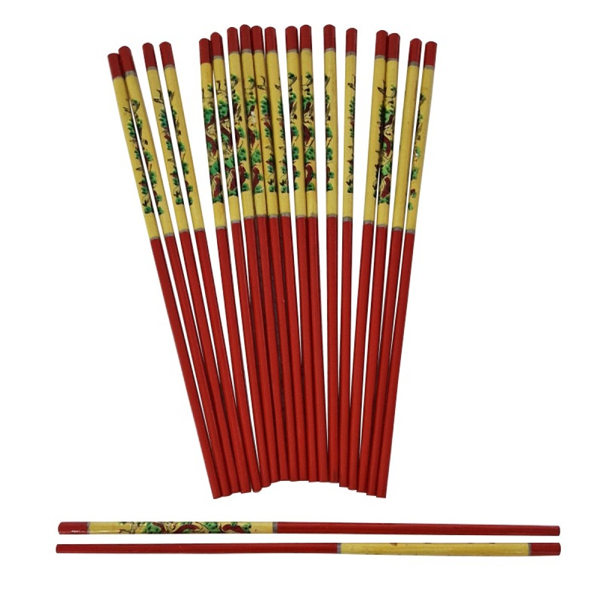 Artekko Αυθεντικά Ιαπωνικά Ξύλινα Chopsticks Κεραμιδί Μπεζ 2pcs