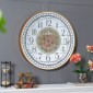 Artekko Clock Ρολόι Τοίχου με Καθρέφτη MDF Γυαλί Μπρονζέ (81.8x10.2x81.8)cm