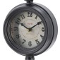 Artekko Clock Ρολόι Επιτραπέζιο Μεταλλικό Μαύρο (15.5x10.9x37.1)cm