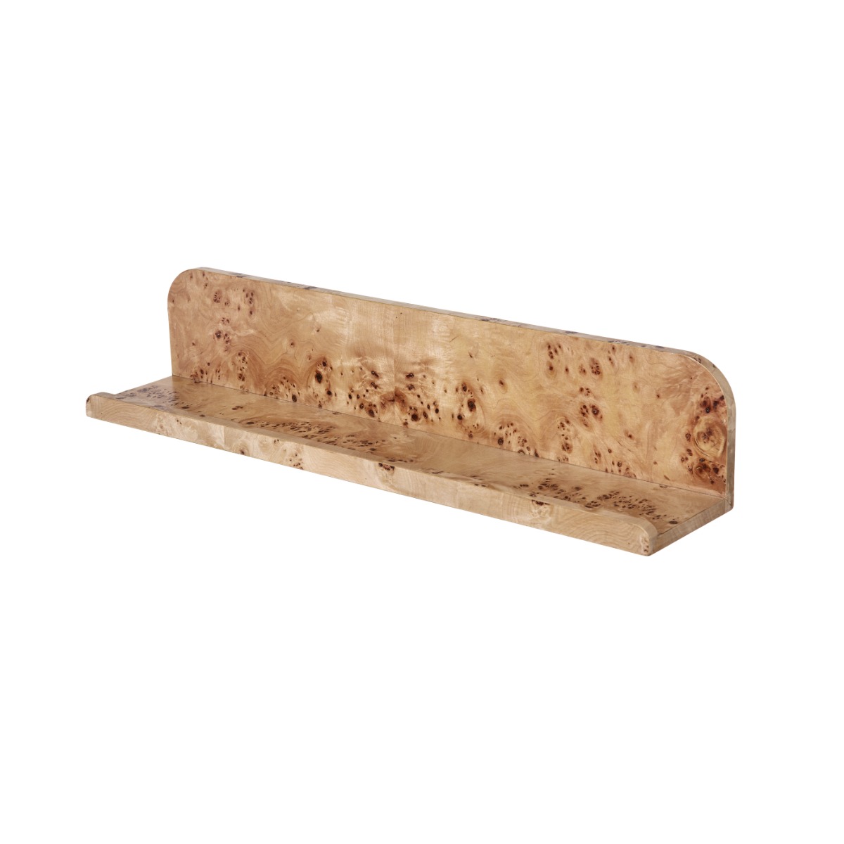 Artekko Burl Ράφι Επιτοίχιο MDF Φυσική Απόχρωση (60x12x12)cm