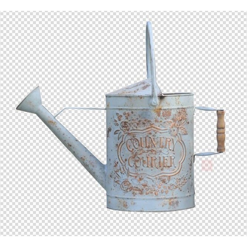 Artekko Watering Can Γαλάζιο Μεταλλικό Διακοσμητικό Ποτιστήρι (21x21x27)cm