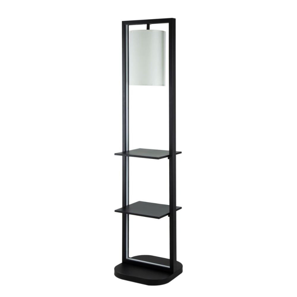 Artekko Shelf Φωτιστικό Επιδαπέδιο Ραφιέρα Μέταλλο Μαύρο (42.5x43.5x188.5)cm