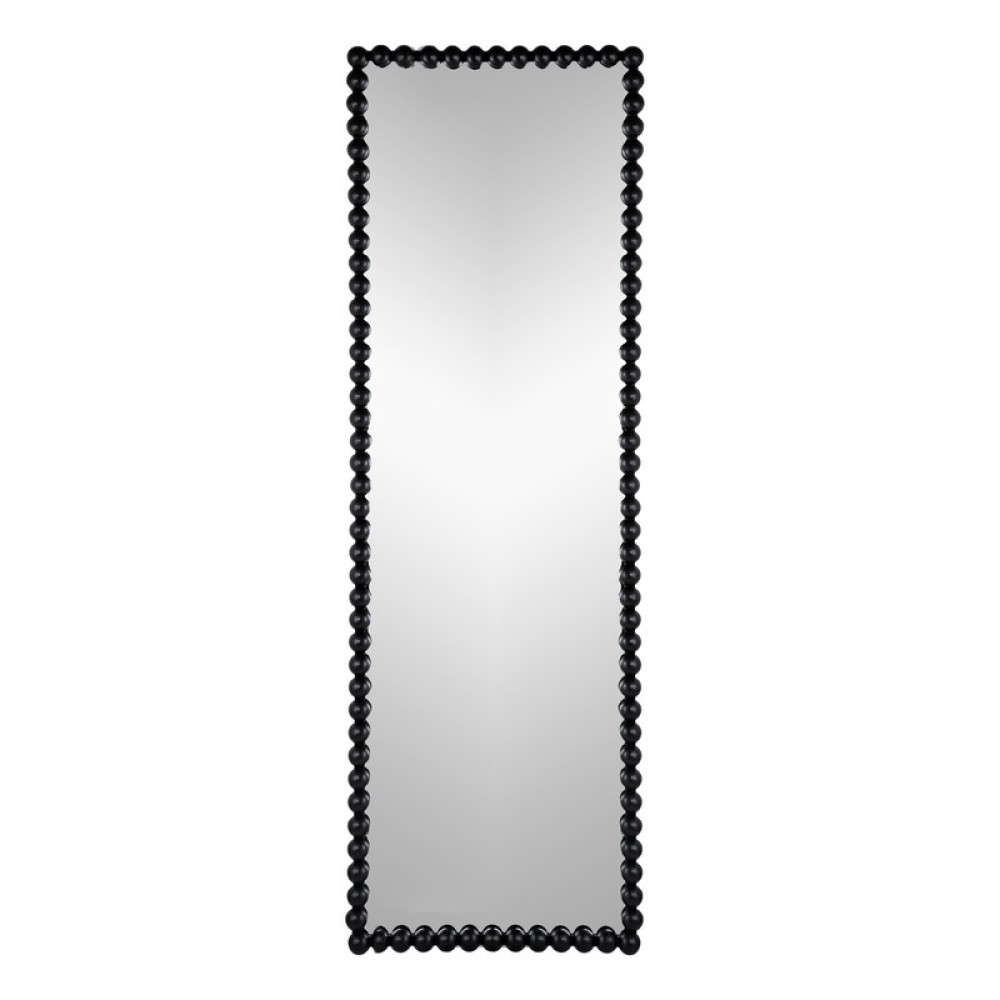 Artekko Mirror Καθρέπτης Δαπέδου Μέταλλο Γυαλί Μαύρο (58.5x5.1x183)cm