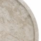 Artekko Marble Πιάτο Πιατέλα Μάρμαρο Μπεζ (20x20x2)cm