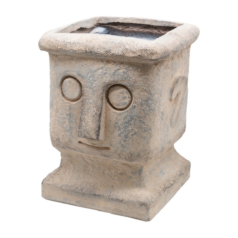 Artekko Totem Διακοσμητικό Γκρι Κασπώ από Μαγνήσιο (30x32x37)cm