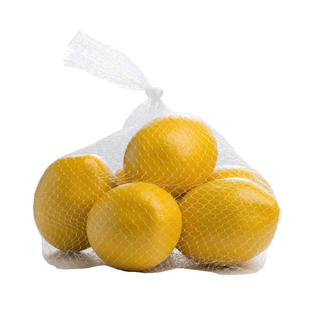 Artekko Lemon Διακοσμητικά Τεχνητά Λεμόνια Πλαστικά Κίτρινο (20.3x20.3x12.7)cm Σετ/6