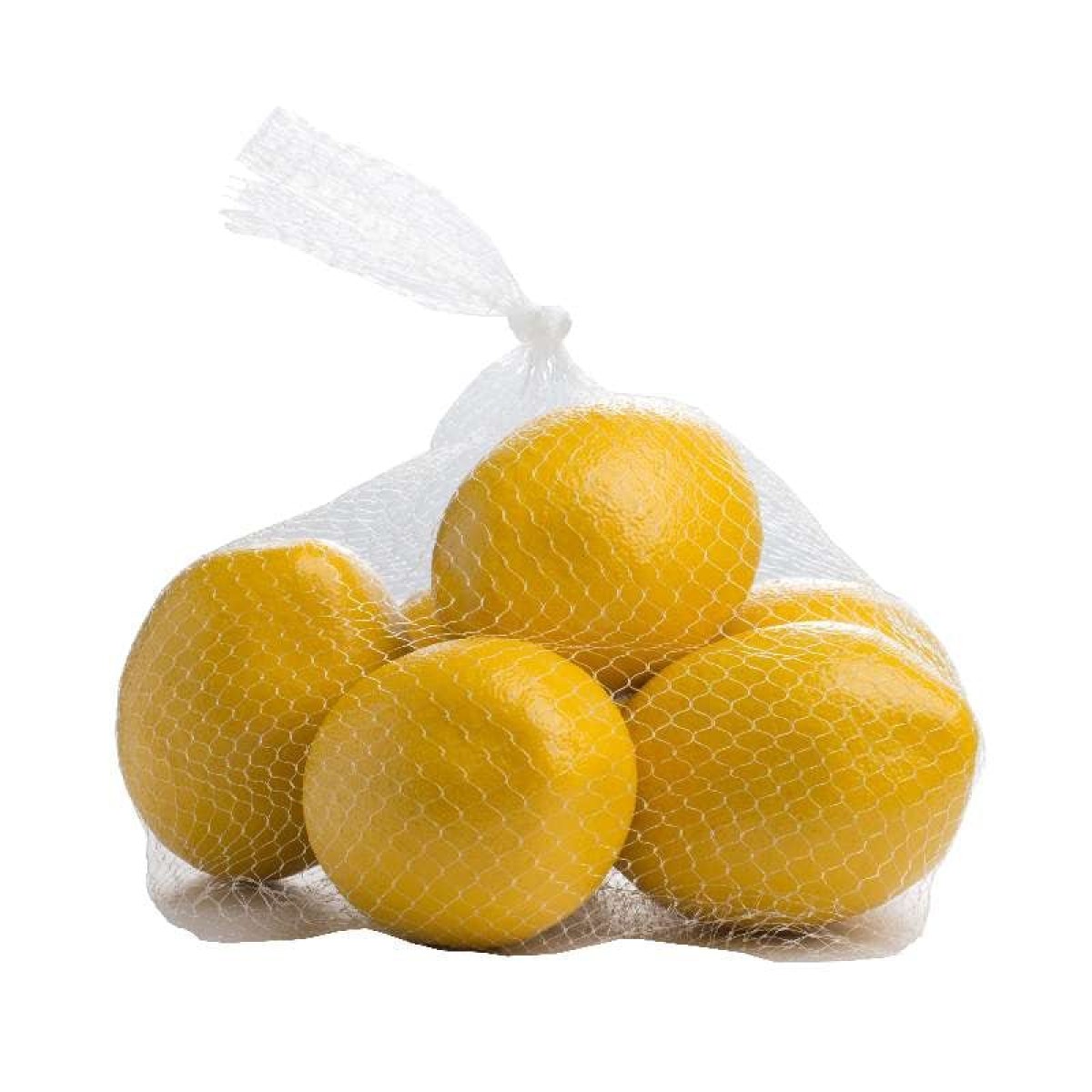 Artekko Lemon Διακοσμητικά Τεχνητά Λεμόνια Πλαστικά Κίτρινο (20.3x20.3x12.7)cm Σετ/6