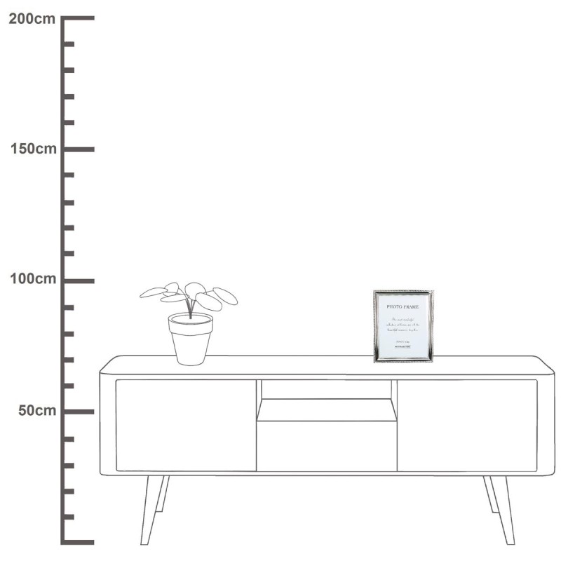 Κορνίζα ArteLibre Ασημί Μέταλλο 20x25cm