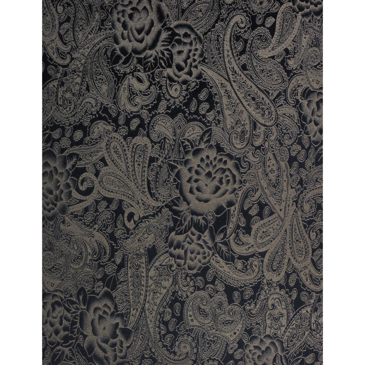 Μαξιλάρι ArteLibre Paisley Μαύρο Βελούδο 45x45cm