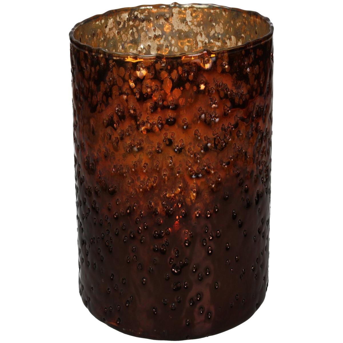 Κηροπήγιο ArteLibre Amber Γυαλί 15x15x16cm