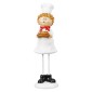 Φιγούρα Cook "Star Chef" Πολυρεζίνη Λευκό PU Pcs. Assorted 6x5x20cm