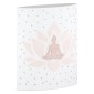 Διακοσμητικό Light (Led) Ellipse "Namaste" Yoga Χαρτί Λευκό PU Pcs. Assorted 13x6x16cm