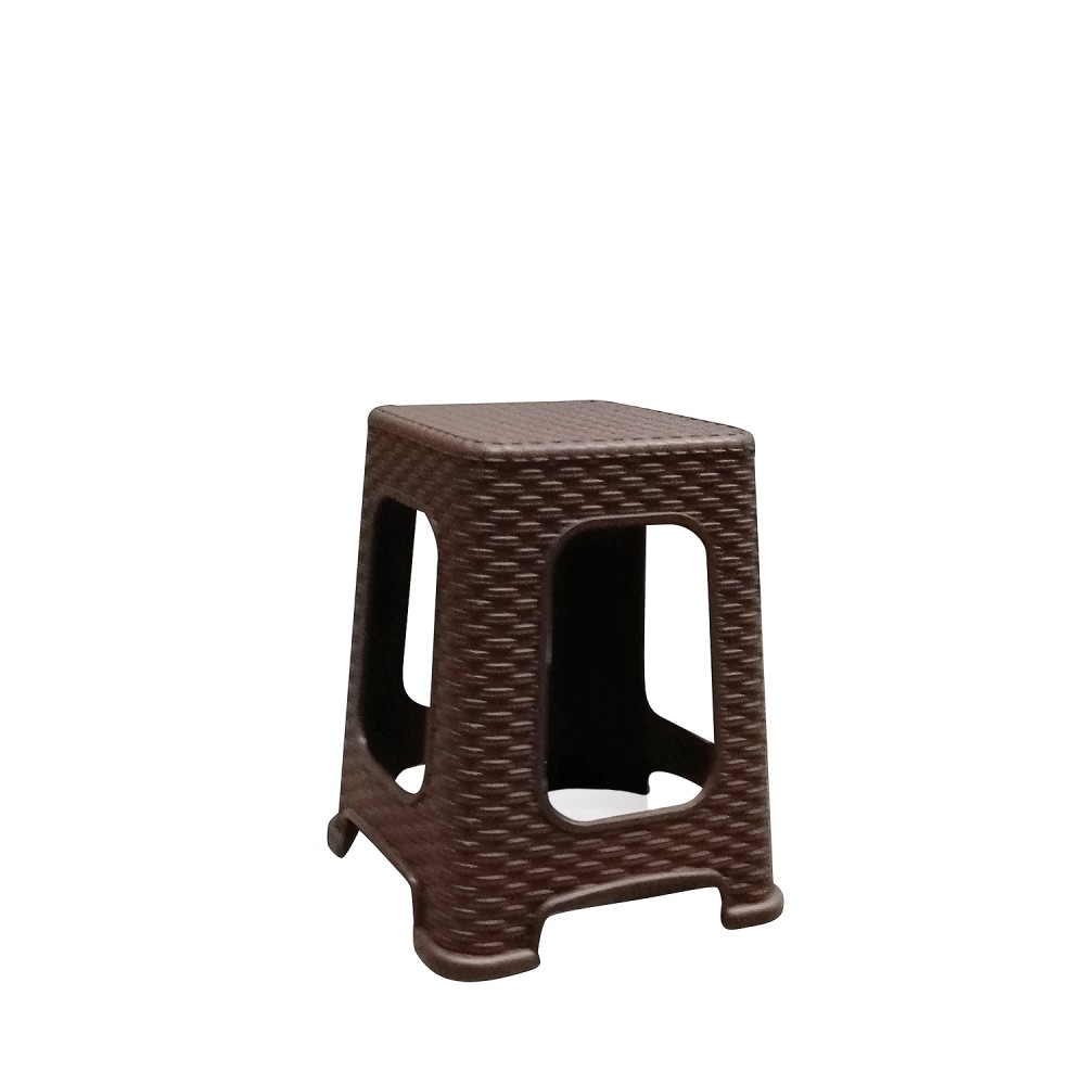 Σκαμπό ArteLibre Καφέ Rattan 35x35x46cm