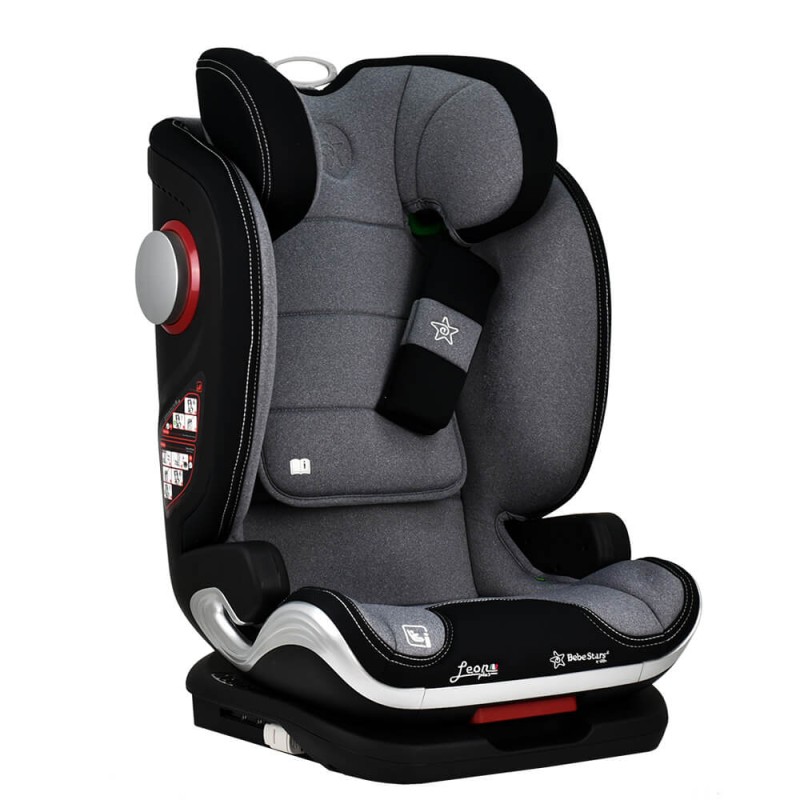 ΚΑΘΙΣΜΑ ΑΥΤΟΚΙΝΗΤΟΥ LEON PLUS ISOFIX  I-SIZE GREY