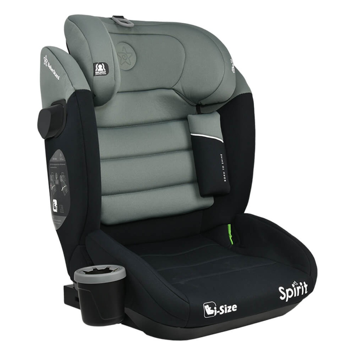 ΚΑΘΙΣΜΑ ΑΥΤΟΚΙΝΗΤΟΥ SPIRIT ISOFIX I-SIZE 100-150cm OLIVE