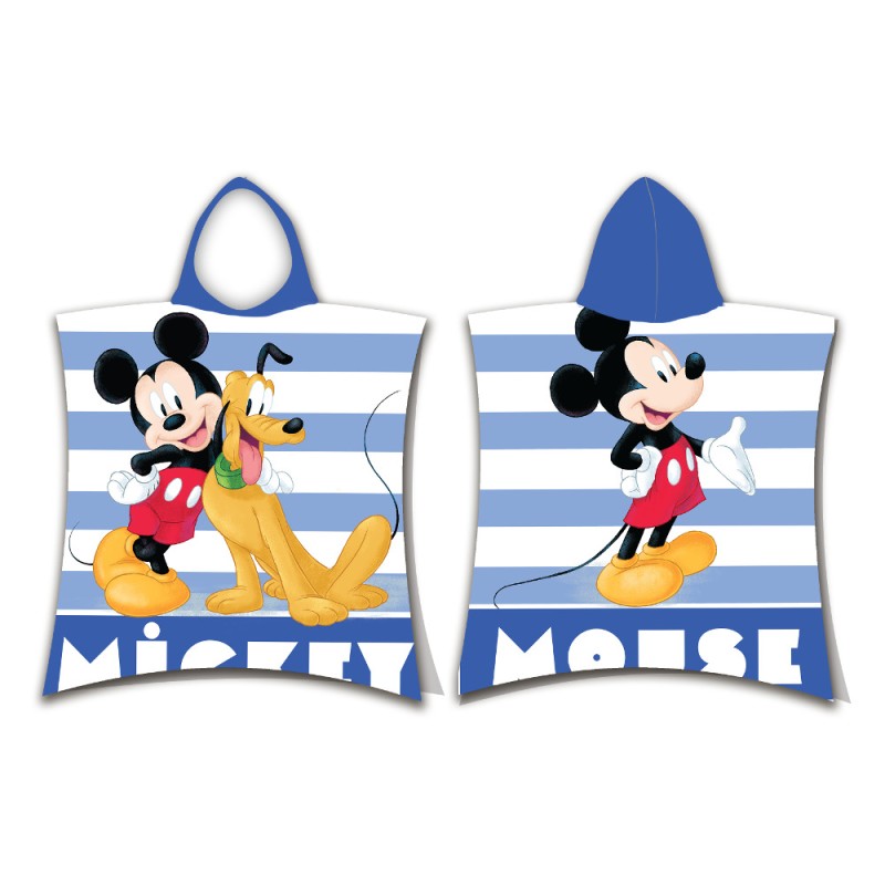 Παιδικό Πόντσο Βαμβακερό Βελούδινο Mickey 320gsm