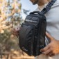 Τσαντάκι ώμου χιαστί crossbody mini backpack Cardinal 1200 μαύρο